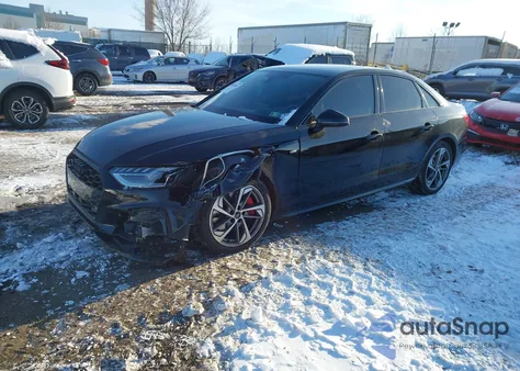 2023 Audi A4 Prestige 45 Tfsi S Line Quattro S Tronic from USA, damaged, VIN WAUFABF49PA001338